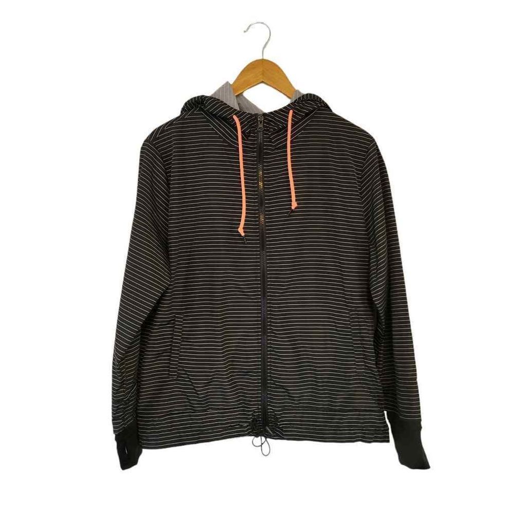 Xersion Striped Windbreaker